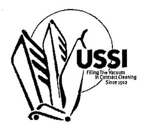 USSI FILLING THE VACUUM IN CONTRACT CLEANING SINCE 1912 trademark