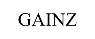 GAINZ trademark