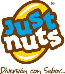 JUST NUTS DIVERSION CON SABOR trademark