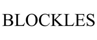 BLOCKLES trademark