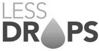 LESS DROPS trademark