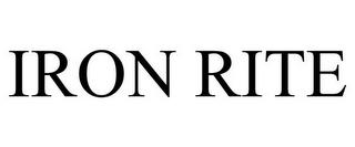 IRON RITE trademark