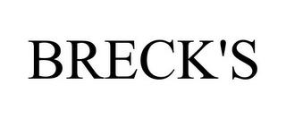 BRECK'S trademark