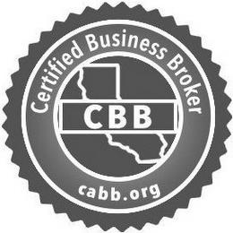 CBB CERTIFIED BUSINESS BROKER CABB.ORG trademark