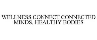 WELLNESS CONNECT CONNECTED MINDS, HEALTHY BODIES trademark