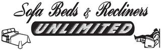 SOFA BEDS & RECLINERS UNLIMITED trademark