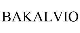 BAKALVIO trademark