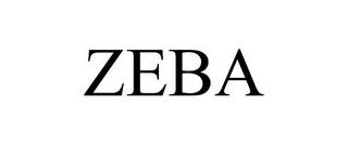 ZEBA trademark