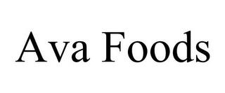 AVA FOODS trademark