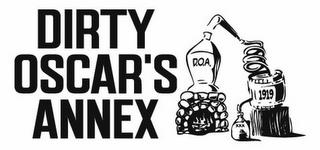 DIRTY OSCARS ANNEX, 1919, DOA trademark