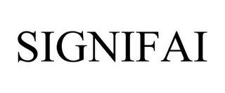 SIGNIFAI trademark