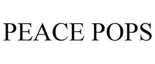 PEACE POPS trademark