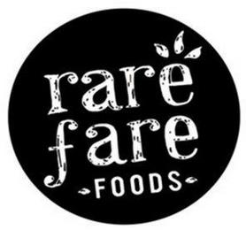 RARE FARE FOODS trademark