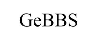 GEBBS trademark