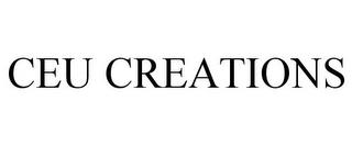 CEU CREATIONS trademark