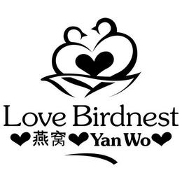 LOVE BIRDNEST YAN WO trademark