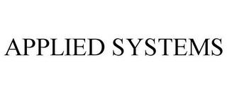 APPLIED SYSTEMS trademark