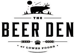 THE BEER DEN AT LOWES FOODS trademark