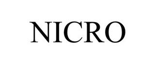 NICRO trademark