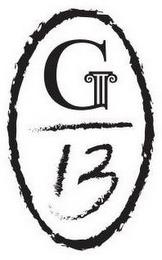 G 13 trademark