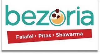 BEZORIA FALAFEL PITAS SHAWARMA trademark