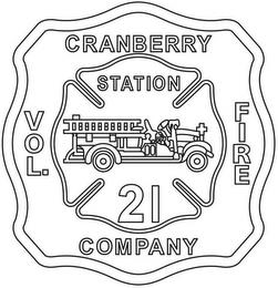 CRANBERRY VOL. FIRE COMPANY STATION 21 trademark