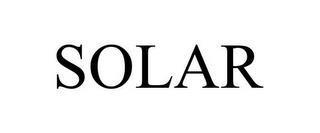 SOLAR trademark