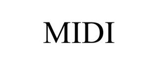 MIDI trademark