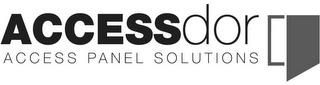 ACCESSDOR ACCESS PANEL SOLUTIONS trademark