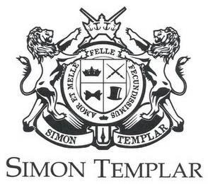 AMOR ET MELLE FELLE FECUNDISSIMUS SIMON TEMPLAR SIMON TEMPLAR trademark