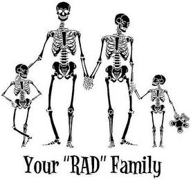 YOUR "RAD" FAMILY trademark