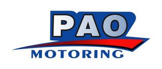 PAO MOTORING trademark