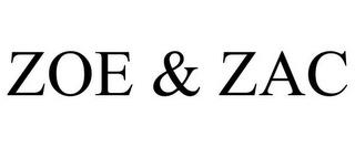 ZOE & ZAC trademark