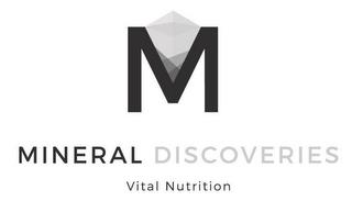 M MINERAL DISCOVERIES VITAL NUTRITION trademark