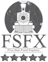 FSFX FIVE STAR FOOD EXPRESS trademark