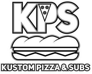 KPS KUSTOM PIZZA & SUBS trademark