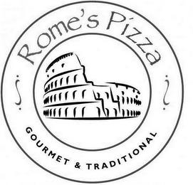 ROME'S PIZZA GOURMET & TRADITIONAL trademark