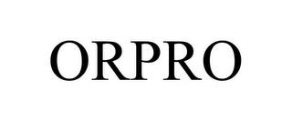 ORPRO trademark