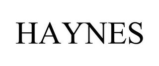 HAYNES trademark