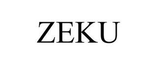 ZEKU trademark