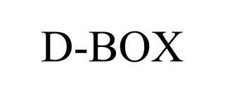 D-BOX trademark