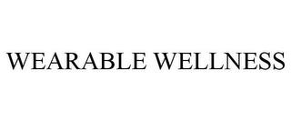 WEARABLE WELLNESS trademark