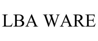 LBA WARE trademark