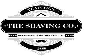 TRADITION THE SHAVING CO. MEN'S FINE HANDMADE GROOMING 1888 trademark