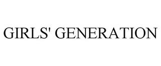 GIRLS' GENERATION trademark