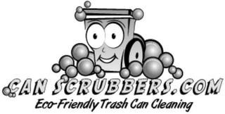 CAN SCRUBBERS.COM ECO-FRIENDLY TRASH CAN CLEANING trademark