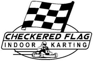 CHECKERED FLAG INDOOR KARTING 7 trademark