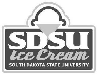 SDSU ICE CREAM SOUTH DAKOTA STATE UNIVERSITY trademark