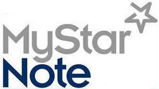 MYSTAR NOTE trademark