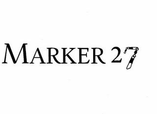 MARKER 27 trademark